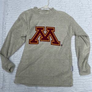 Minnesota gopher wooly crew neck sweater